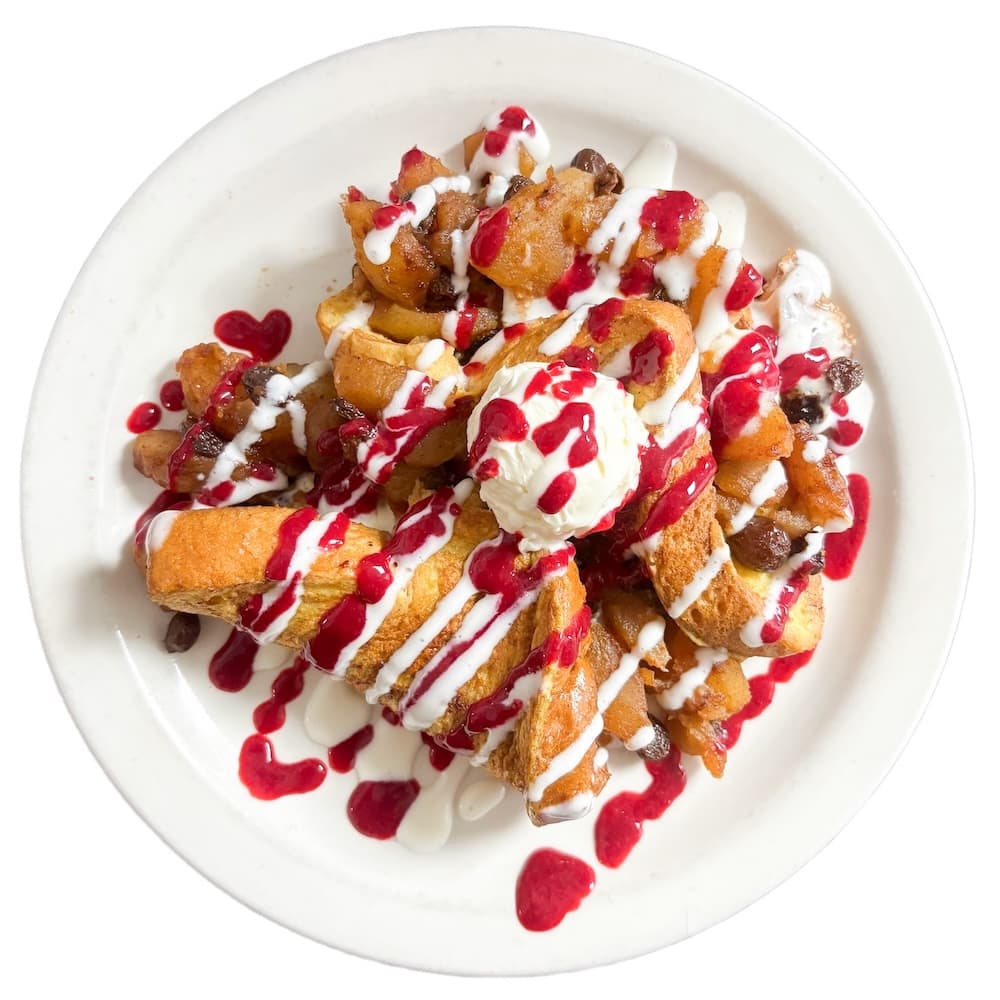 German french toast with strawberries